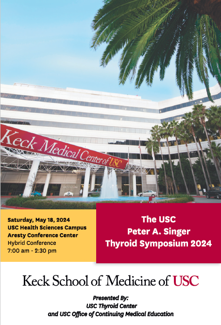 The Peter A. Singer Thyroid Symposium 2024 Banner